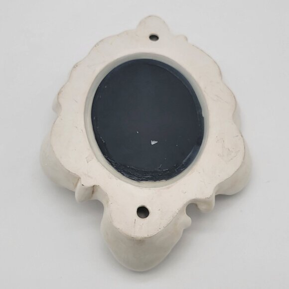 Large Ceramic Vintage Mirror - Picture 2 of 3